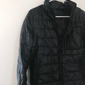 Black J. CREW Puffer Coat